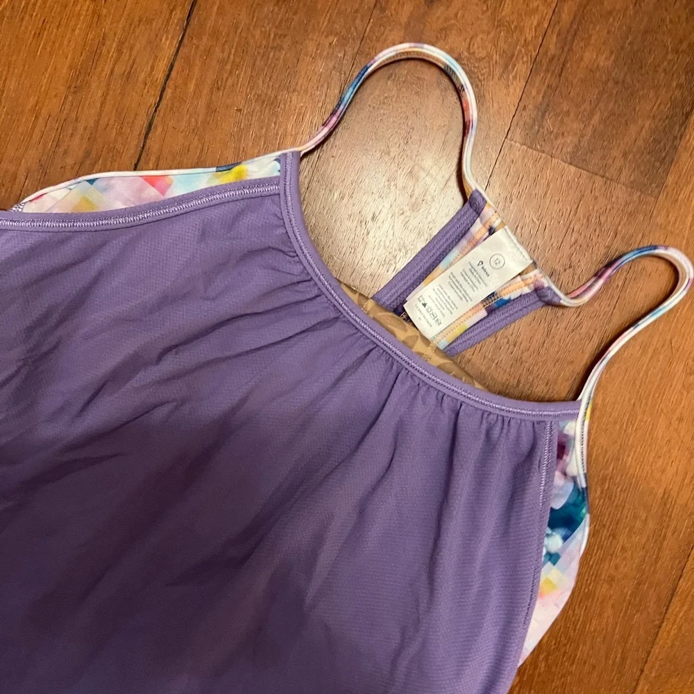 Ivivva Girls tank top and running shorts set